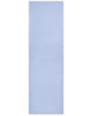 Tory Burch T Monogram Jacquard Oblong Scarf - Blue