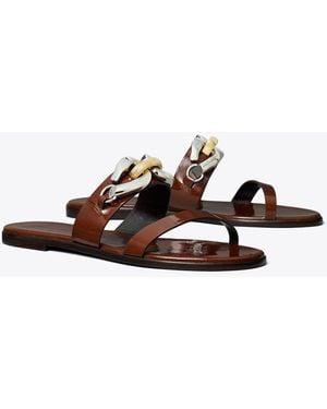 Tory Burch Jessa Two-Strap Sandal - Brown