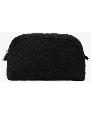 Tory Burch T Monogram Terry Pouch - Black