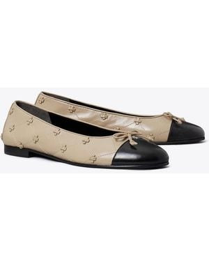 Tory Burch Bunny Knot Ballerina Mit Zehenkappe - Mehrfarbig