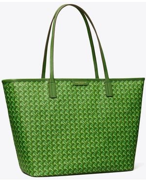 Tory Burch Ever-Ready Zip Tote - Green