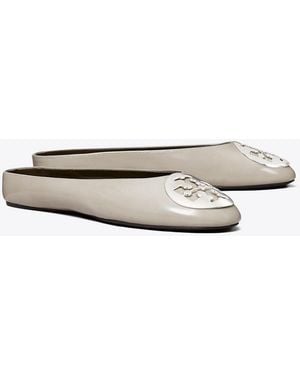 Tory Burch Reva Ballerina-Pantolette - Weiß