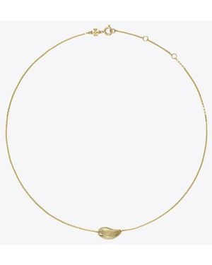 Tory Burch Damen Kleiner Wave Anhänger - Weiß