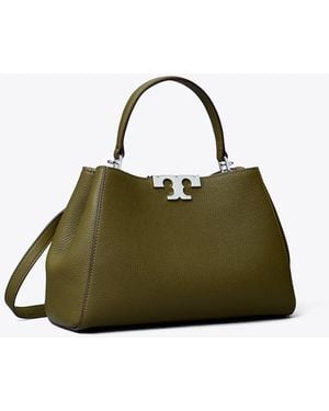 Tory Burch Damen Mittelgroße, Weiche Eleanor Henkeltasche - Grün