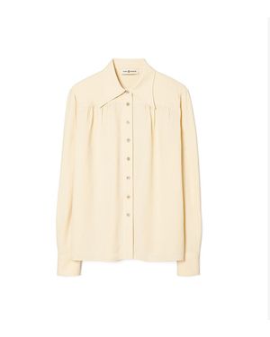 Tory Burch Hemd Aus Cady-Krepp - Natur