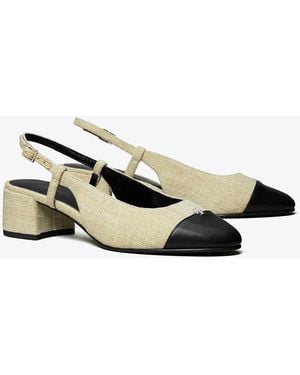 Tory Burch Cap-Toe Slingback - Multicolour