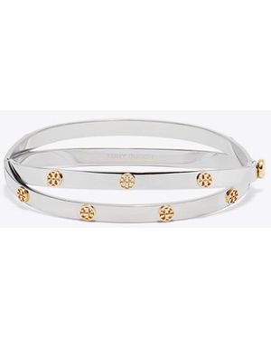 Tory Burch Damen Icon Doppelarmband - Weiß