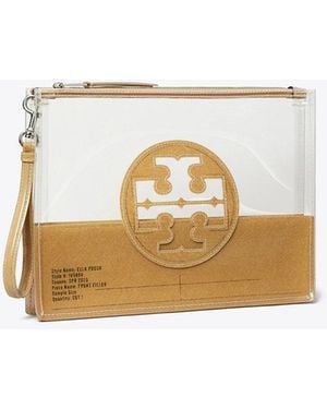 Tory Burch Ella Pouch - Natural