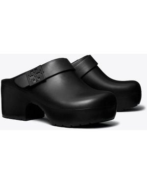 Tory Burch Mellow Platform Heeled Clog - Black