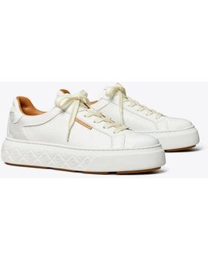Tory Burch Ladybug Leather Low-top Sneakers - White