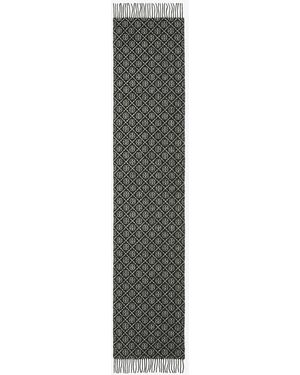 Tory Burch Länglicher Schal Mit T-Monogramm - Grau