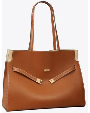 Tory Burch Lee Radziwill Tote Bag - Braun