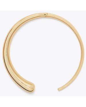 Tory Burch Collierkette Mit Piercingdetail - Mettallic