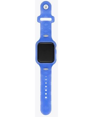 Tory Burch T Monogram Band For Apple Watch - Blue
