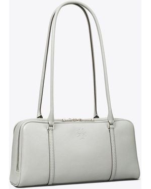 Tory Burch Small Marshmallow Satchel - Grey