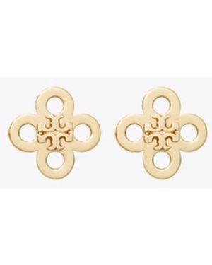 Tory Burch Forget Me Not Clover Ohrstecker - Mettallic
