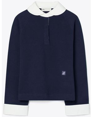 Tory Burch Rugby-Pullover - Blau