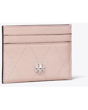 Tory Burch Damen Gestepptes Charlie Kartenetui - Pink