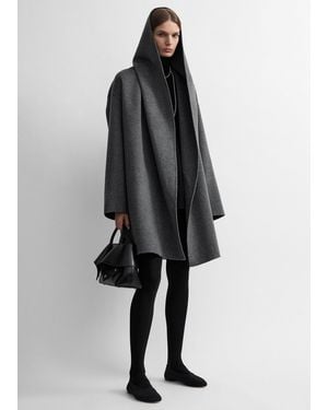 TOTEME Hoodie Coat Melange - Multicolour