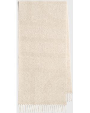 TOTEME Monogram Jacquard Scarf Ecru - Natural