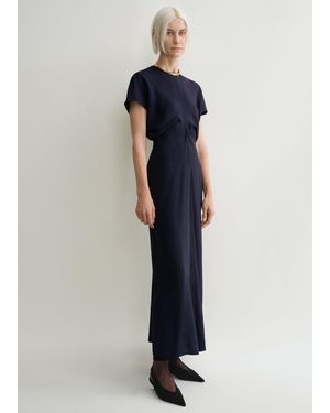 TOTEME Slouch Waist Dress - Blue