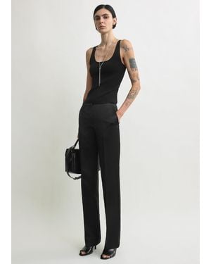 TOTEME Easy Raw Edge Pants - White