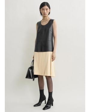 TOTEME Pleated Wrap Skirt - Natural