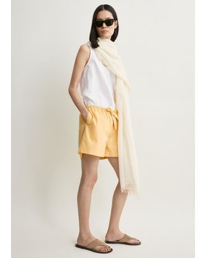 TOTEME Cotton Summer Shorts - Natural