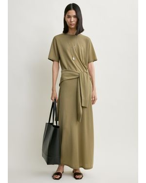 TOTEME Long Knit Skirt - Green