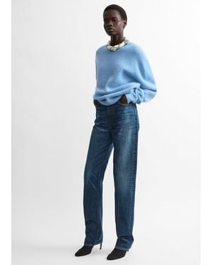TOTEME Classic Alpaca Crew Knit - Blue