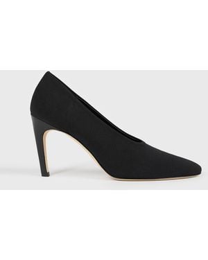 TOTEME Slip Jersey Pumps - Black