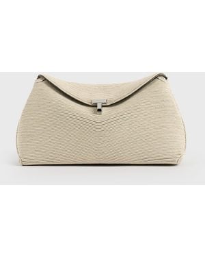 TOTEME T-Lock Rope Clutch - Natural