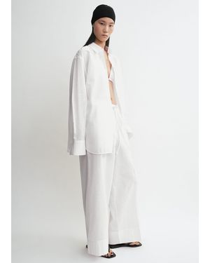 TOTEME Oversized Summer Shirt - White