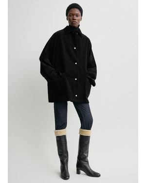 TOTEME Cord Overshirt Jacket - Black