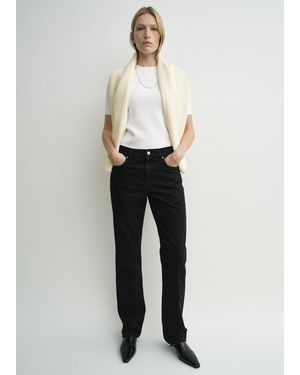 TOTEME Low Straight Denim - White
