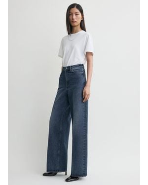 TOTEME Wide Leg Denim Dark - Blue