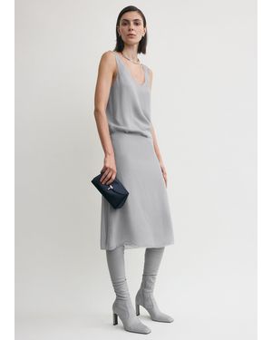 TOTEME Chiffon Slip Skirt - White