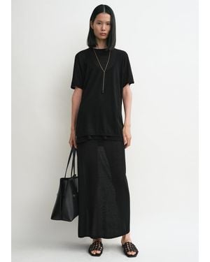 TOTEME Tee Knit - Black