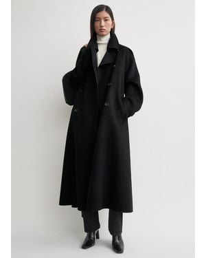 TOTEME Doublé Winter Trench - Black