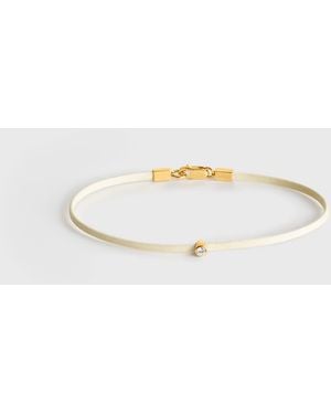 TOTEME Mini Diamond Bracelet - White