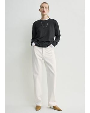 TOTEME Classic Long-Sleeve Tee - White