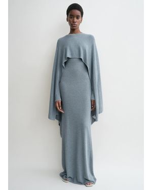 TOTEME Cape Knit Dress - Blue