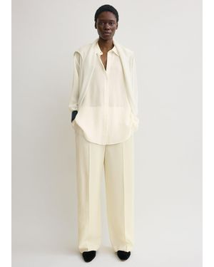 TOTEME Classic Crepe Shirt - Natural