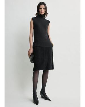 TOTEME Suede Skirt - Black