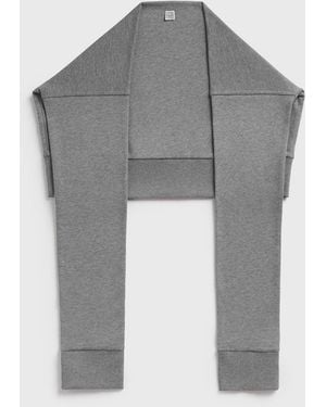 TOTEME Jersey Sleeve Scarf - Grey