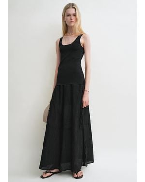 TOTEME Drawstring Skirt - Black