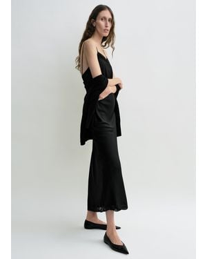 TOTEME Satin Slip Dress - White