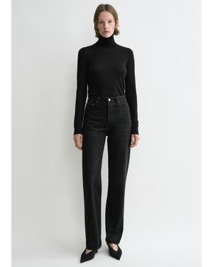 TOTEME Twisted Seam Denim Full Length - Black
