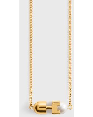 TOTEME Faux Pearl Necklace - White