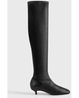 TOTEME Day Nappa Knee-High Boots - Black